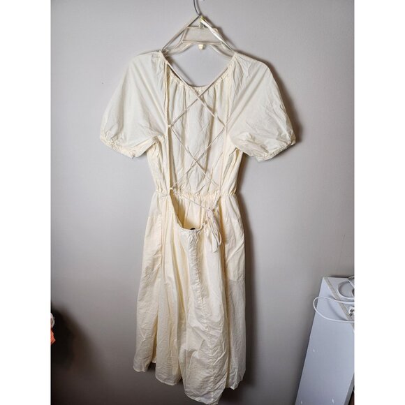 Pamela Love X RTR Cream embroidered midi dress. - Picture 7 of 8